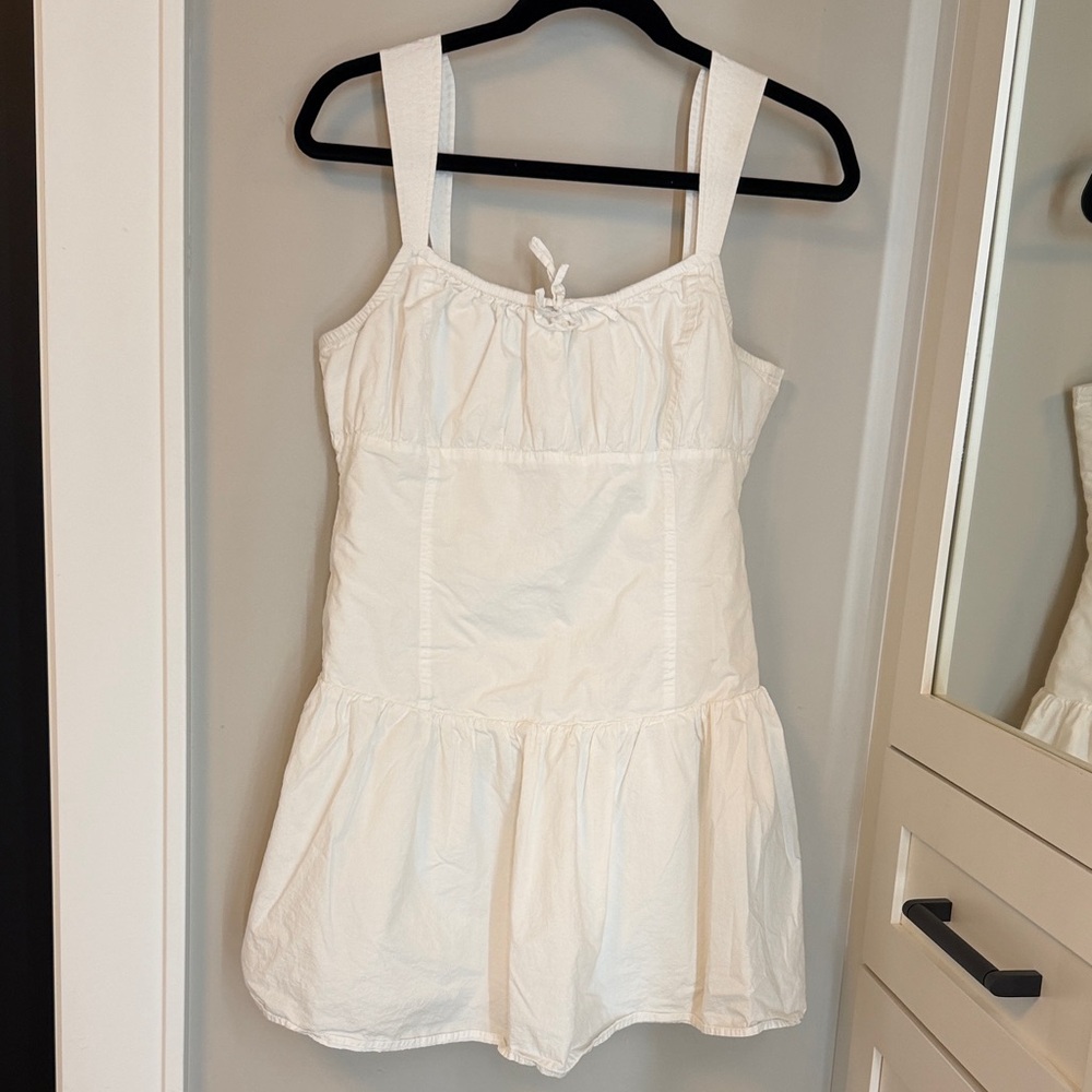 Sunday Best White Mini Sundress